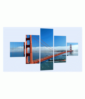 Multi-canvas Pod Golden Gate 5x